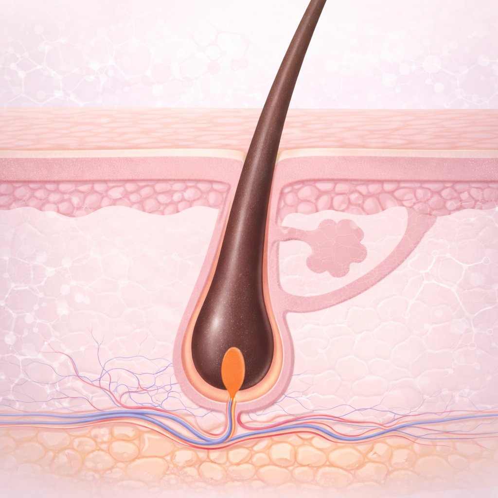 Phase Anagène du cycle pilaire